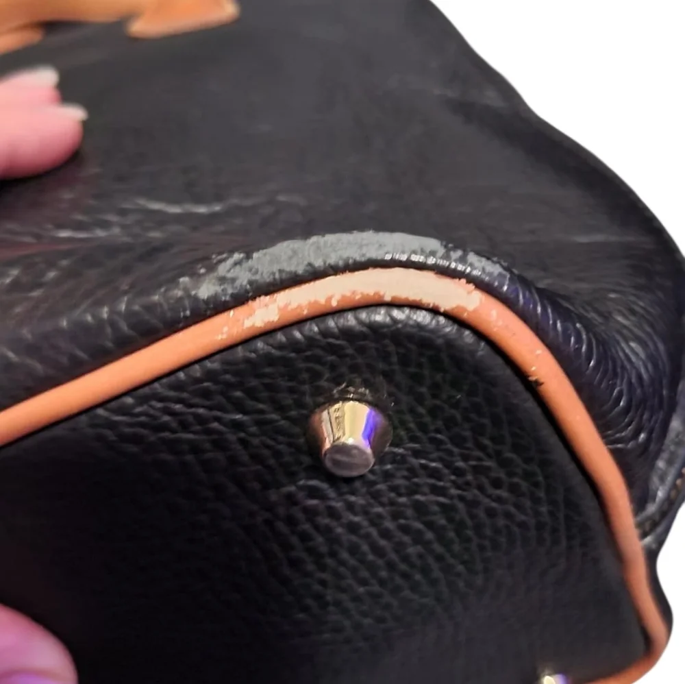 Valentina Leather Top Handle Satchel